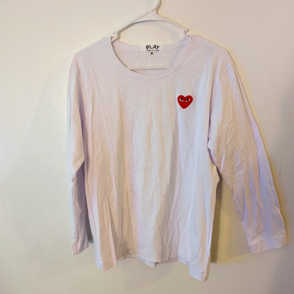 CDG white tee